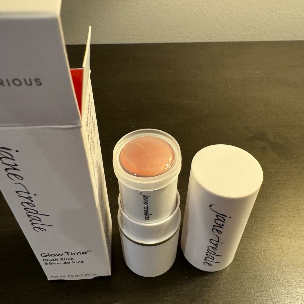 jane iredale Glow Time Blush Stick Glorious .26 oz Full Size NIB - Picture 2 of 6